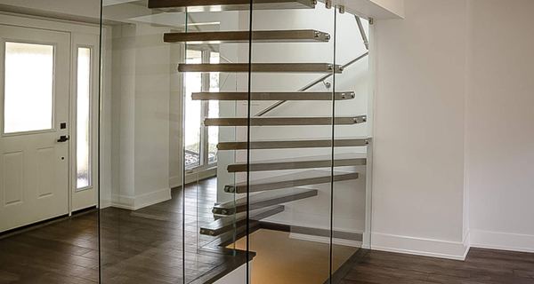 modern custom staircase design install build stairs ON